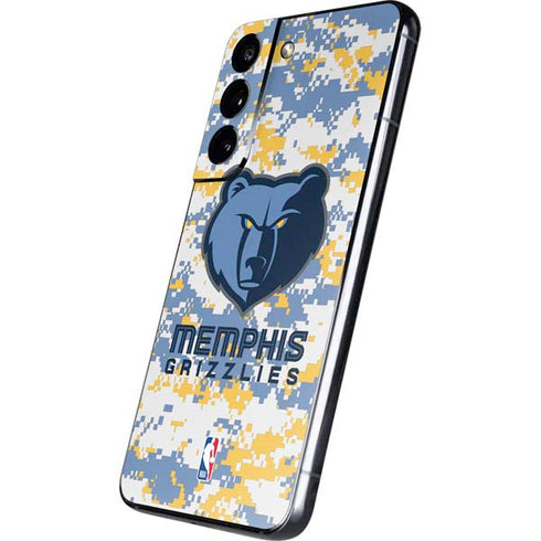 NBA Memphis Grizzlies Digi Camo Galaxy S22 Skin