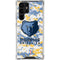NBA Memphis Grizzlies Digi Camo Galaxy S22 Ultra Clear Case