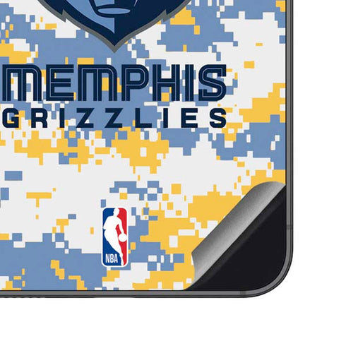 NBA Memphis Grizzlies Digi Camo Galaxy S23 FE Skin