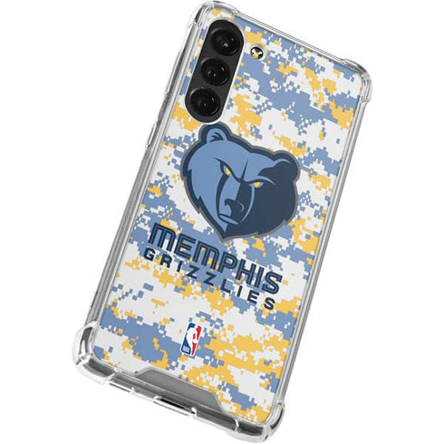 NBA Memphis Grizzlies Digi Camo Galaxy S23 Plus Clear Case