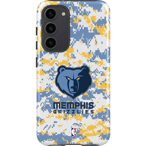 NBA Memphis Grizzlies Digi Camo Galaxy S23 Plus Pro Case