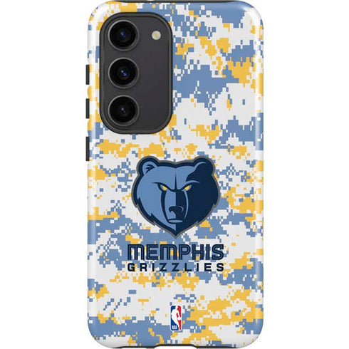 NBA Memphis Grizzlies Digi Camo Galaxy S23 Pro Case