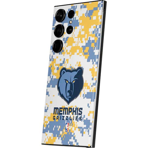 NBA Memphis Grizzlies Digi Camo Galaxy S23 Ultra Skin