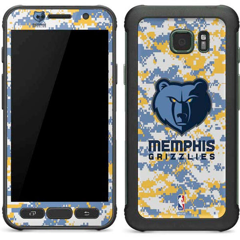 NBA Memphis Grizzlies Digi Camo Galaxy S7 Active Skin