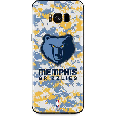NBA Memphis Grizzlies Digi Camo Galaxy S8 Plus Skin