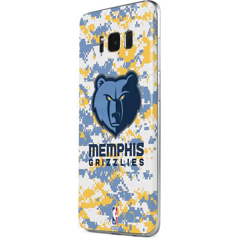 NBA Memphis Grizzlies Digi Camo Galaxy S8 Plus Skin