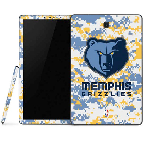 NBA Memphis Grizzlies Digi Camo Samsung Galaxy Tab Skin