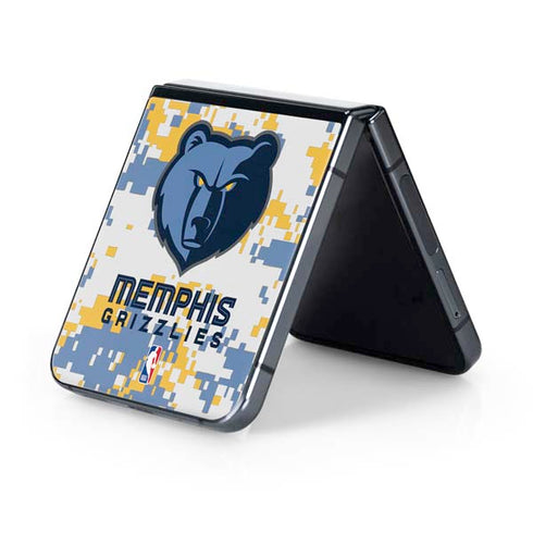 NBA Memphis Grizzlies Digi Camo Galaxy Z Flip5 5G Skin