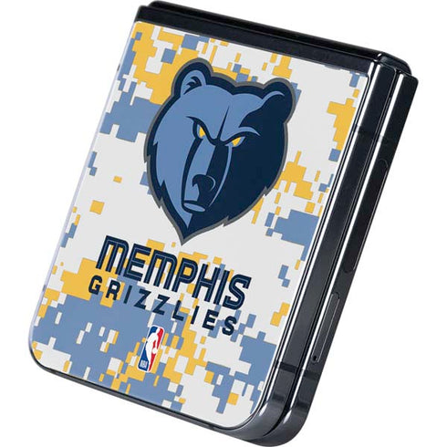 NBA Memphis Grizzlies Digi Camo Galaxy Z Flip5 5G Skin
