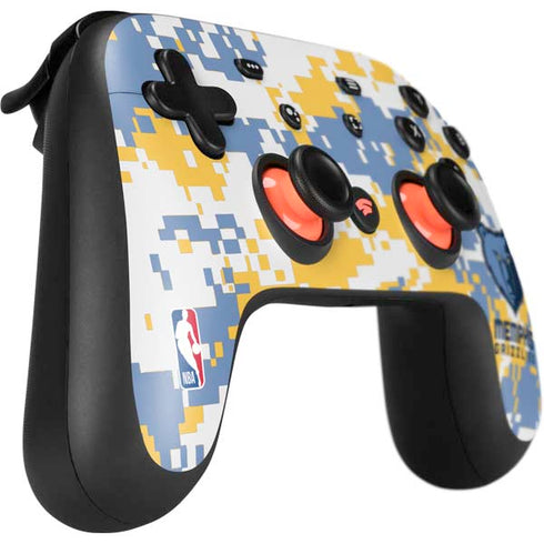 NBA Memphis Grizzlies Digi Camo Google Stadia Controller Skin