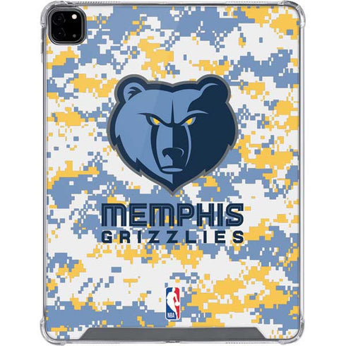 NBA Memphis Grizzlies Digi Camo iPad Pro 12.9in (2020) Clear Case
