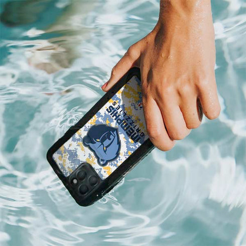 NBA Memphis Grizzlies Digi Camo iPhone 11 Pro Waterproof Case
