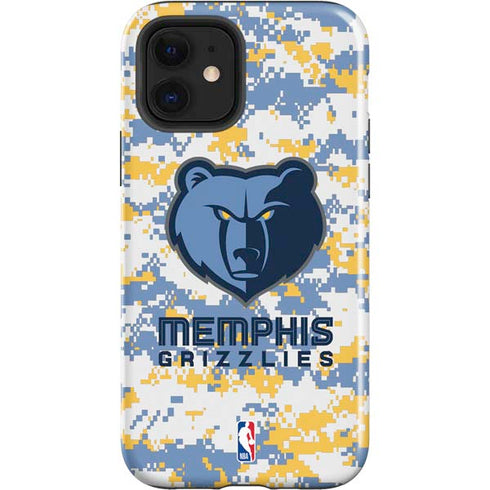 NBA Memphis Grizzlies Digi Camo iPhone 12 Impact Case