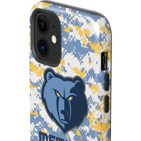 NBA Memphis Grizzlies Digi Camo iPhone 12 Impact Case
