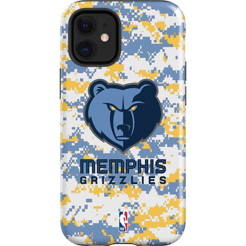 NBA Memphis Grizzlies Digi Camo iPhone 12 Mini Impact Case