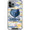 NBA Memphis Grizzlies Digi Camo iPhone 12 Pro Clear Case