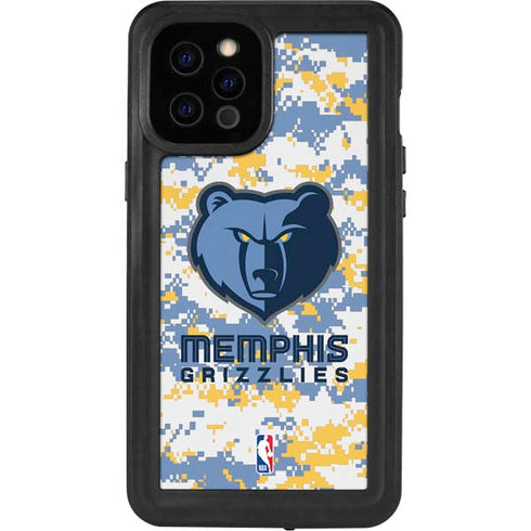 NBA Memphis Grizzlies Digi Camo iPhone 12 Pro Max Waterproof Case