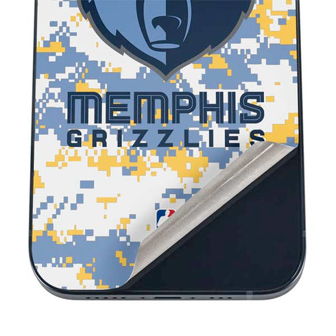 NBA Memphis Grizzlies Digi Camo iPhone 12 Skin