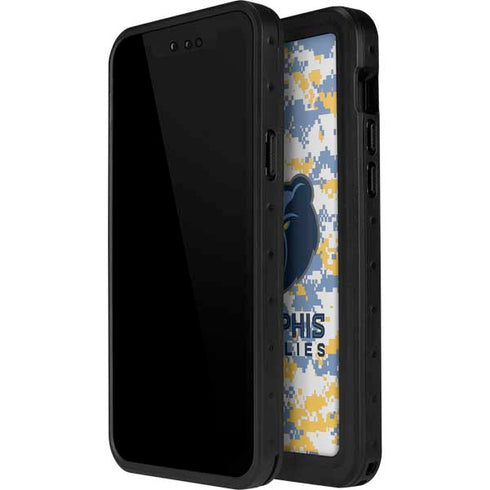 NBA Memphis Grizzlies Digi Camo iPhone 13 Mini Waterproof Case