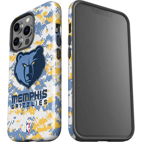 NBA Memphis Grizzlies Digi Camo iPhone 13 Pro Impact Case