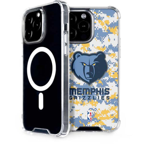 NBA Memphis Grizzlies Digi Camo iPhone 13 Pro Max MagSafe Case