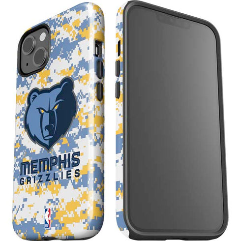 NBA Memphis Grizzlies Digi Camo iPhone 14 Plus Impact Case
