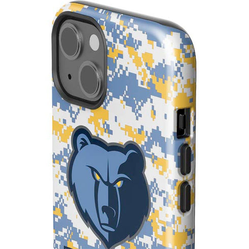 NBA Memphis Grizzlies Digi Camo iPhone 14 Impact Case