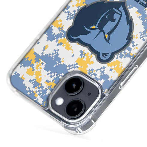 NBA Memphis Grizzlies Digi Camo iPhone 15 Plus MagSafe Case