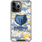 NBA Memphis Grizzlies Digi Camo iPhone 14 Pro Max Clear Case