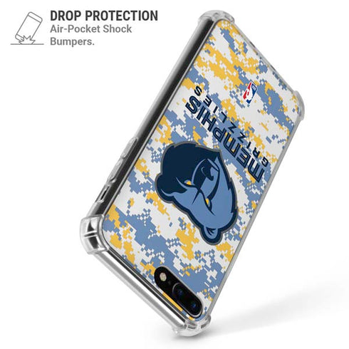 NBA Memphis Grizzlies Digi Camo iPhone 7/8 Plus Clear Case