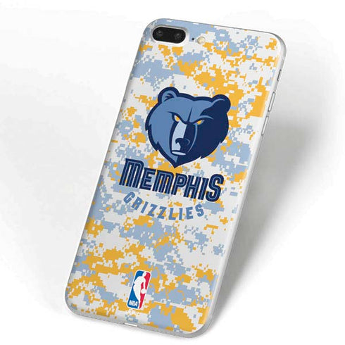 NBA Memphis Grizzlies Digi Camo iPhone 7 Plus Skin