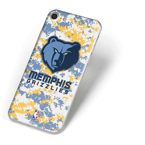 NBA Memphis Grizzlies Digi Camo iPhone 8 Skin