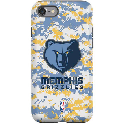NBA Memphis Grizzlies Digi Camo iPhone SE (2nd & 3rd Gen) Pro Case