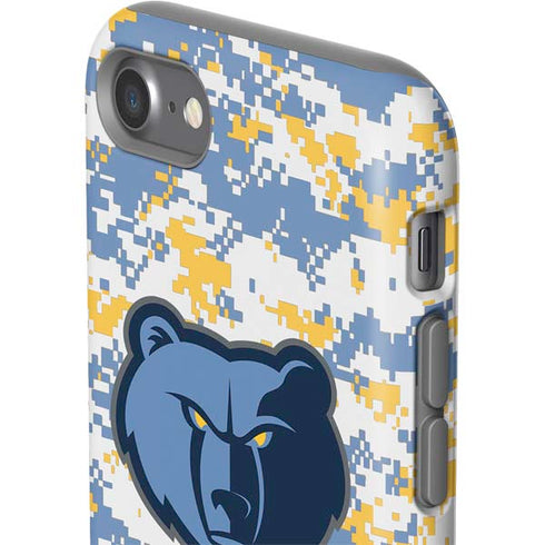 NBA Memphis Grizzlies Digi Camo iPhone SE (2nd & 3rd Gen) Pro Case