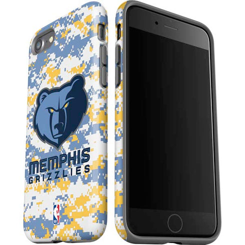 NBA Memphis Grizzlies Digi Camo iPhone SE (2nd & 3rd Gen) Pro Case