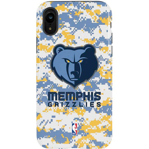 NBA Memphis Grizzlies Digi Camo iPhone XR Pro Case