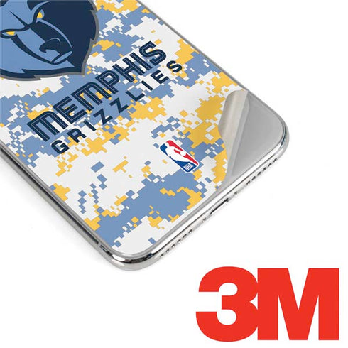 NBA Memphis Grizzlies Digi Camo iPhone XS Max Skin