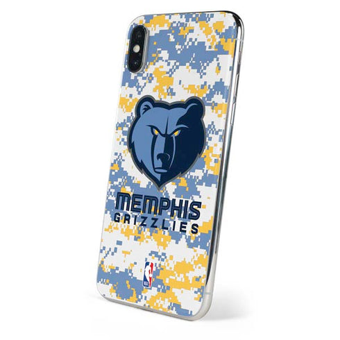 NBA Memphis Grizzlies Digi Camo iPhone XS Skin