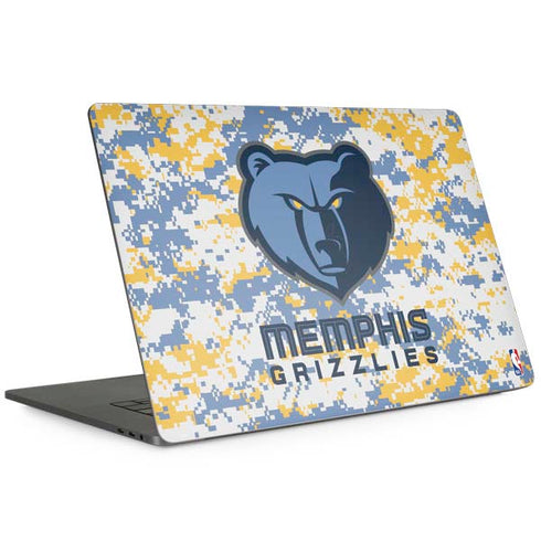 NBA Memphis Grizzlies Digi Camo Apple MacBook Pro 15-inch Skin