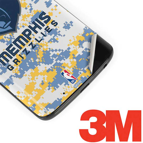 NBA Memphis Grizzlies Digi Camo Moto G6 Skin