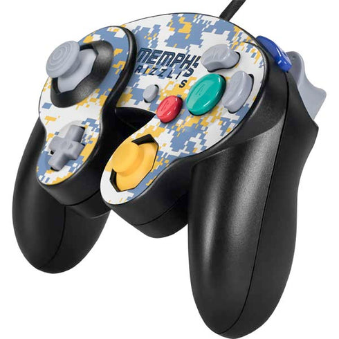NBA Memphis Grizzlies Digi Camo Nintendo GameCube Controller Skin