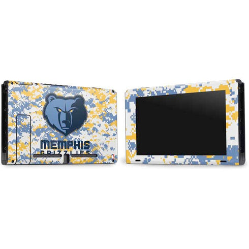 NBA Memphis Grizzlies Digi Camo Nintendo Switch Bundle Skin