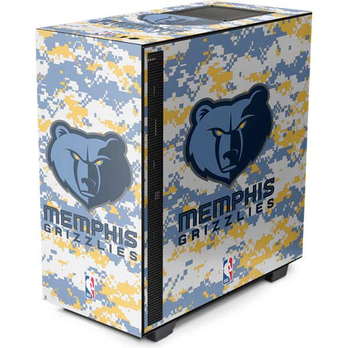 NBA Memphis Grizzlies Digi Camo NZXT H510 Compact ATX Mid-Tower Case Skin