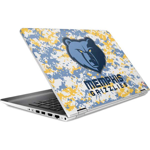 NBA Memphis Grizzlies Digi Camo HP Pavilion Skin
