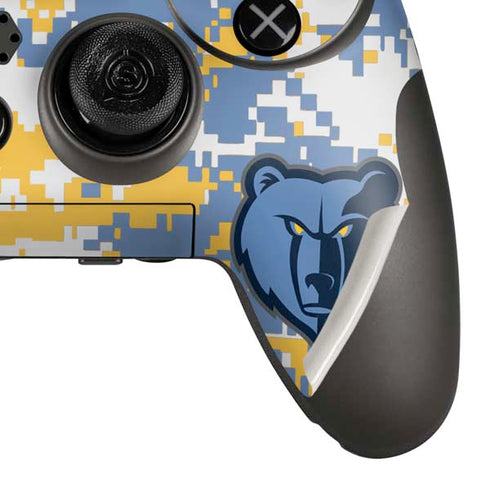 NBA Memphis Grizzlies Digi Camo PlayStation Scuf Vantage 2 Controller Skin