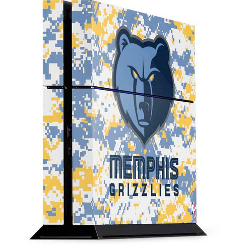 NBA Memphis Grizzlies Digi Camo PS4 Console Skin