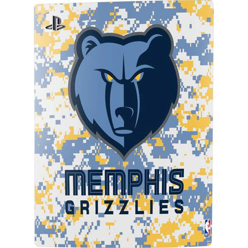 NBA Memphis Grizzlies Digi Camo PS5 Bundle Skin