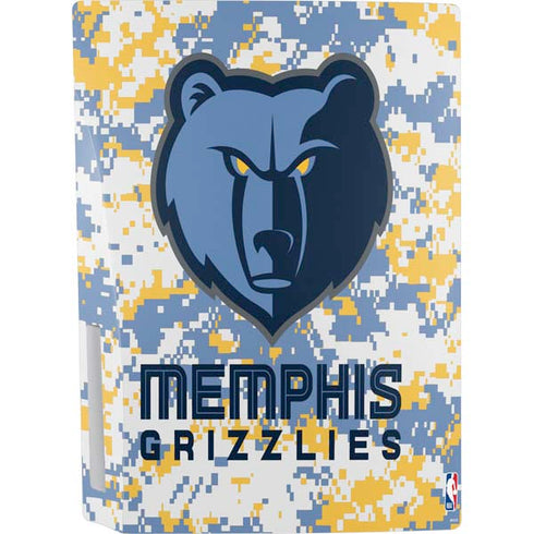 NBA Memphis Grizzlies Digi Camo PS5 Bundle Skin