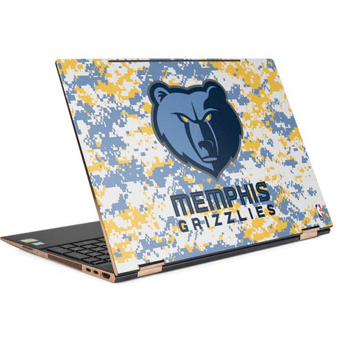 NBA Memphis Grizzlies Digi Camo HP Spectre Skin