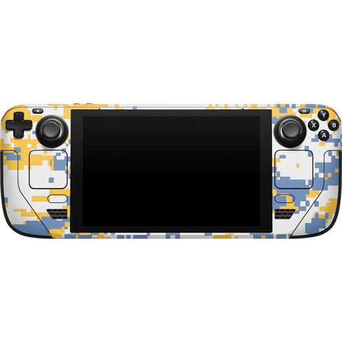 NBA Memphis Grizzlies Digi Camo Steam Deck Handheld Gaming Computer Skin